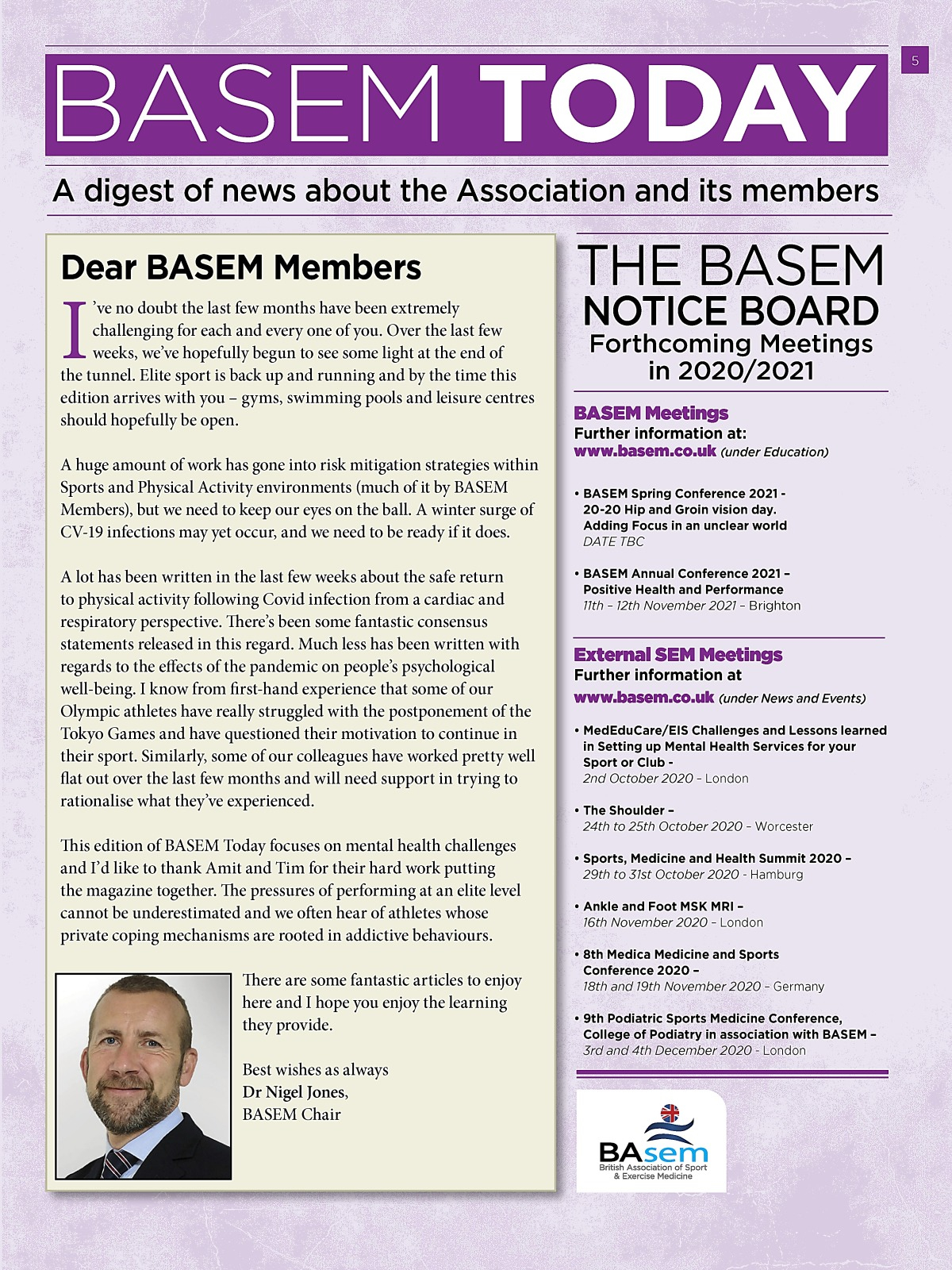BASEM Spring Conference 2021 – Hip and Groin vision day. Adding